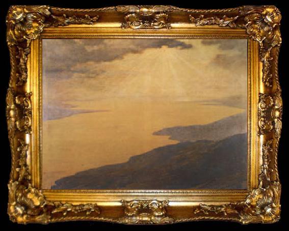 framed  Auguste Baud-Bovy Serenity, ta009-2